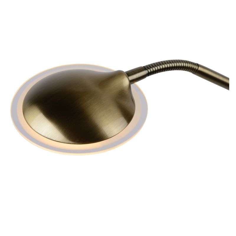Lucide CHAMPION-LED - Stojacia lampa na čítanie - LED Dim. - 3000 000 - Bronz